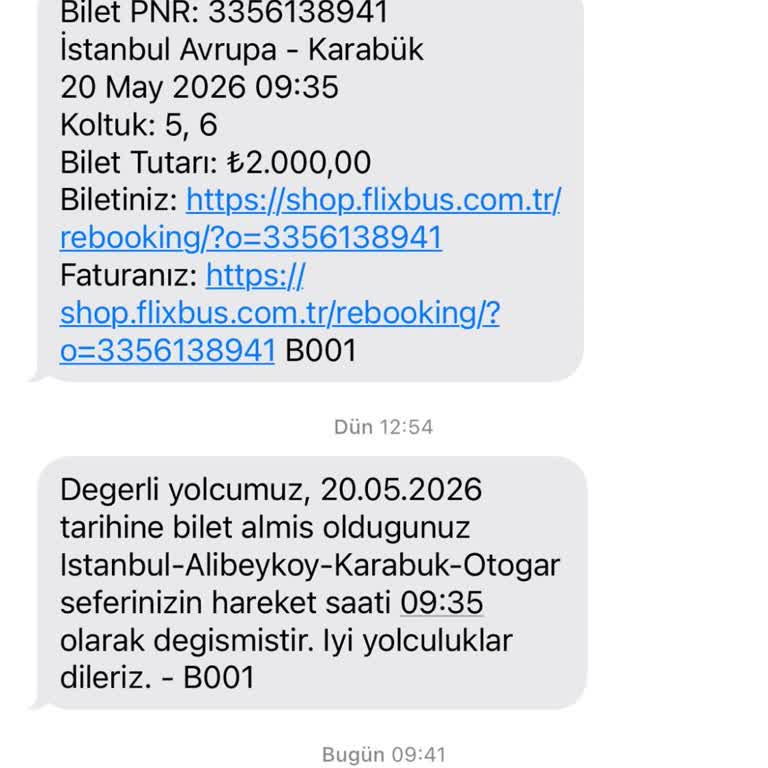 Kamil Koç’ta Ek Sefer ve Kaba Sürücü Nedeniyle Yaşadığım Mağduriyet