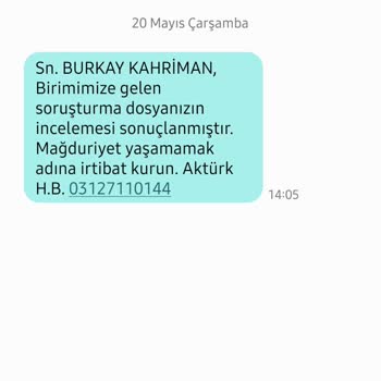 Yanıltıcı Soruşturma SMS'i Ve Psikolojik Baskı Şikayeti