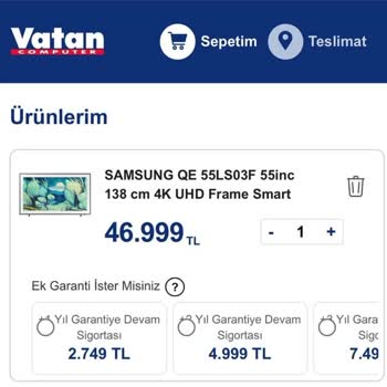 Vaat Edilen 4.000 TL Samsung Wallet Nakit Bakiye Alınamaması Ve Yanıltıcı Hediye Çeki