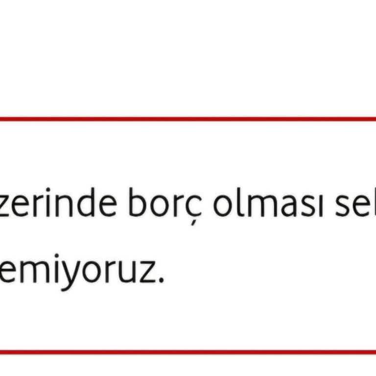 Görünmeyen Borç Uyarısı Nedeniyle Numara Taşıma İşlemi Reddedildi