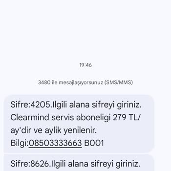 Türk Telekom İzinsiz Clearmind Aboneliği Nedeniyle Kesilen 279 TL Ücretin İadesi Talebi
