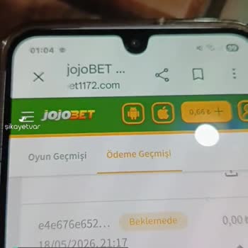 Jojobet Paranın Hesaba Düşmemesi