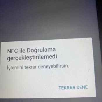 NFC Kimlik Doğrulaması Hatalı, 300 TL Bakiyeye Ve Limit Artışına Erişilemiyor
