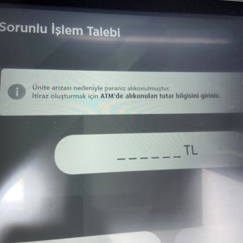 VakıfBank ATM'sinde 10.000 TL Para Yutulması Ve Ziraat Bankasına İade Talebi