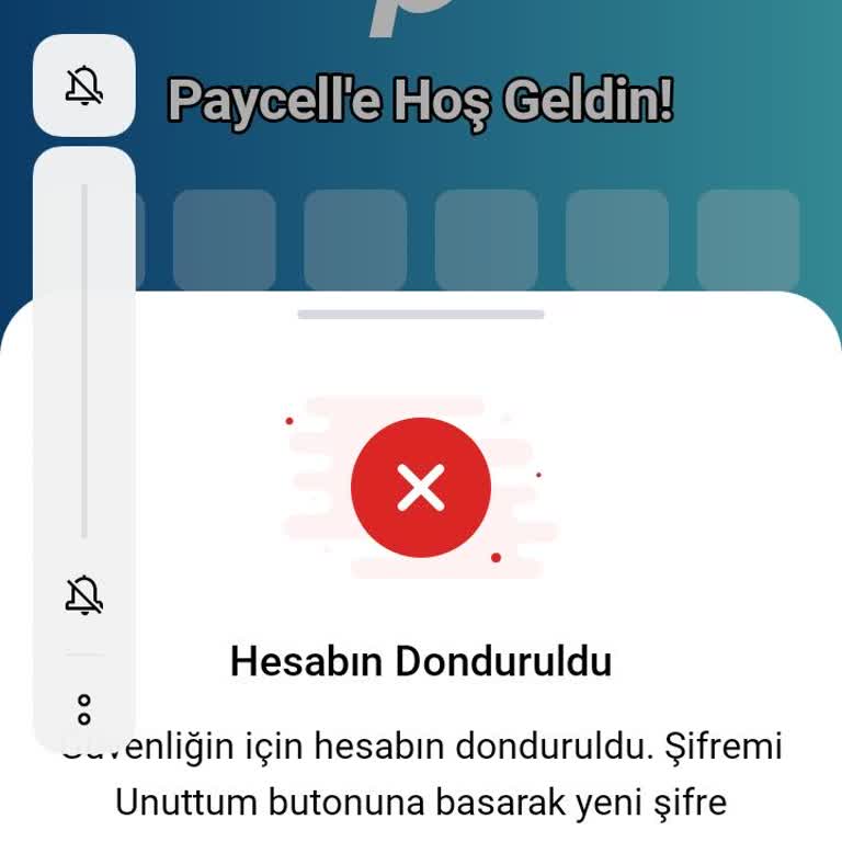 Bloke Olan Paycell Kartımın Açılmasını Talep Ediyorum