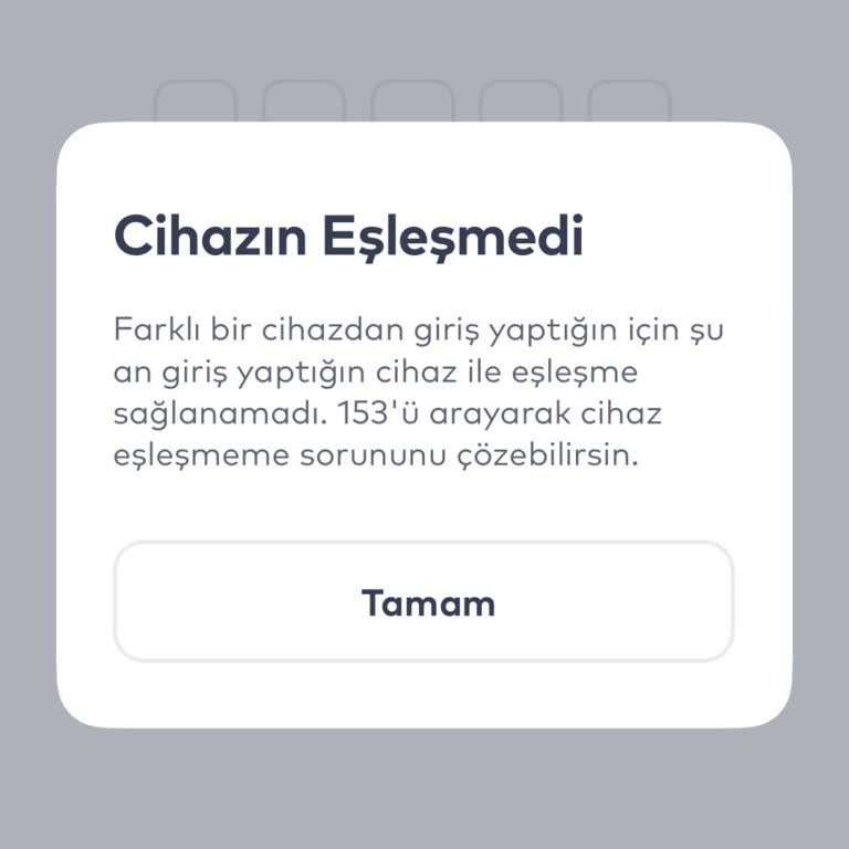 Yeni Telefonumda Cihaz Eşleşmedi Hatası İstanbulkart Hesabına Erişimi Engelliyor