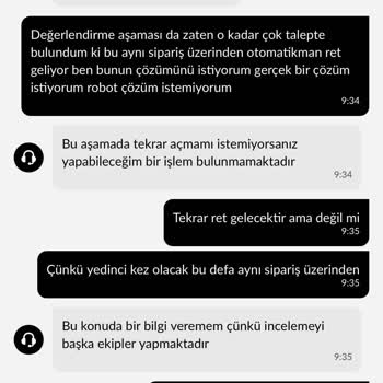 Trendyol Yemek Bozuk ve Eksik Siparişin 6 Kez Reddedilen İade Talebi ve Sistemsel Blokaj