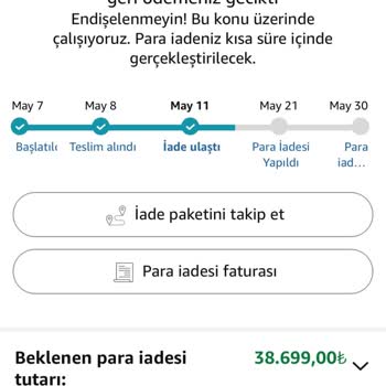 İade Edilen Drone Ürünü İçin Para İadesi Gecikmesi Ve Açıklama Eksikliği