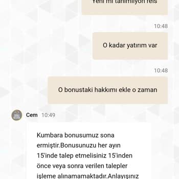 Şans Bonusunun Verilmemesi Ve Destek Çelişkileri Nedeniyle Mağduriyet