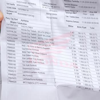 Fren Kontrolü Gerçekleşmedi, Haksız Hizmet Kaydı Ve Tekrarlayan Arızalar