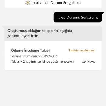 İptal Edilen Yemek Siparişimin İadesi 20 Gün Boyunca Hesaba Yatırılmadı