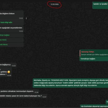 İptal Edilen Telefon Siparişinin Ücret İadesi Uzun Süre Bekletiliyor