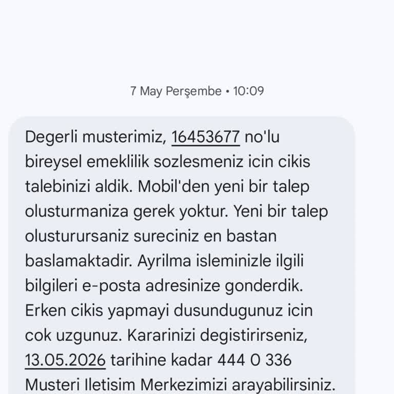 Garanti Dijital BES İptalimin İşleme Alınmaması Ve Fonların Hesaba Geçmemesi