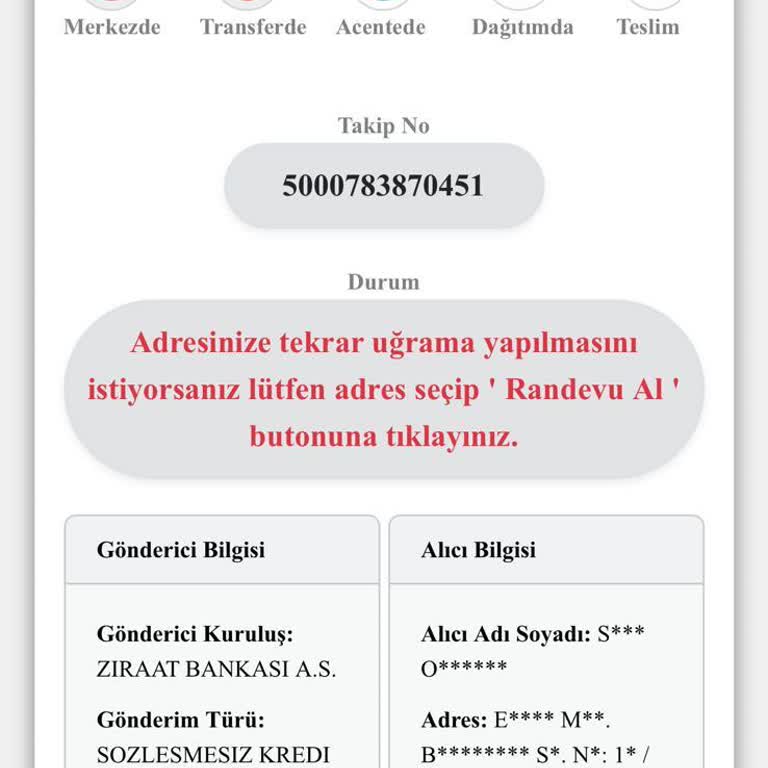 Ziraat Bankası Ve Kuryenet'ten Kart Teslimatı Gecikmesi Ve Yanıltıcı Bilgi