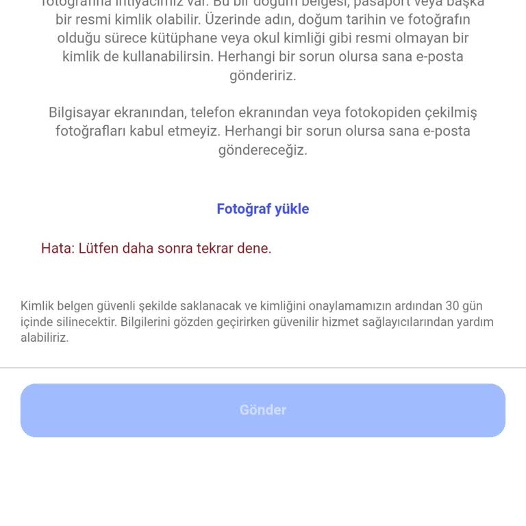 Uyarı Almadan Askıya Alınan Instagram Hesabım Kimlik Doğrulama Sorunu Nedeniyle Açılmadı