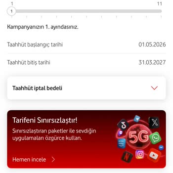 Koç Ailem Ve Vodafone Arasında Ücretsiz Durma Özelliği Tanımlanamadı