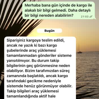 Siparişimin Kargoya Verilmemesi Ve Yanıltıcı Bilgilendirme