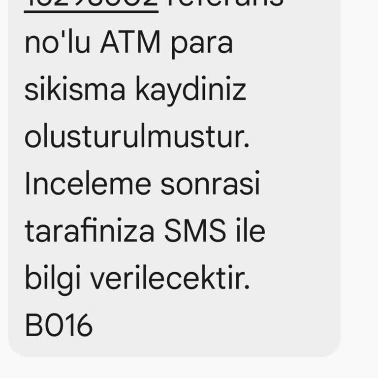 ATM'de Sıkışan 6.000 TL Hesaba Yansımıyor Ve Müşteri Hizmetlerinden Yanıt Gelmiyor