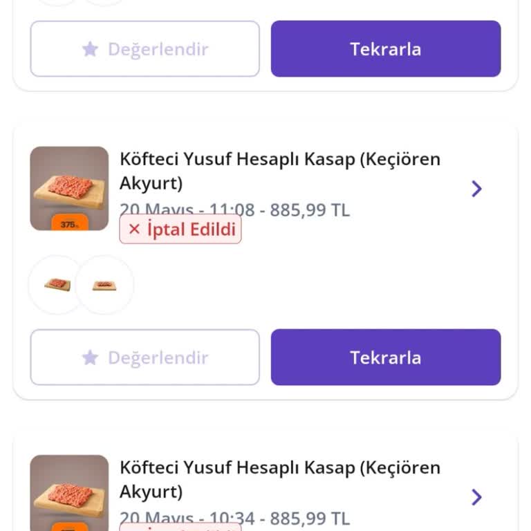 Getir Çarşı’da Kartlı Siparişler Sürekli İptal Ediliyor Ve İade Bekliyor