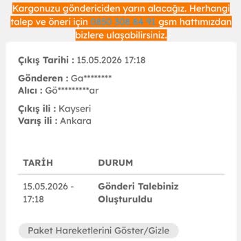 A101 Üzerinden Garaj Home Çift Karyola Siparişim Gerçekten Kargoya Verilmedi
