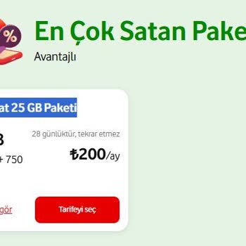 Yanıltıcı Bayi Hatası Nedeniyle 200 TL 5G Paketi Kazanamadım