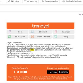 Lidar Sensör Hatası Yaşayan Robot Süpürge İçin Trendyol’da Değişim Ve Servis Sorunu