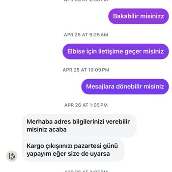 Özel elbise siparişinde yaşanan mağduriyet ve iade süreci