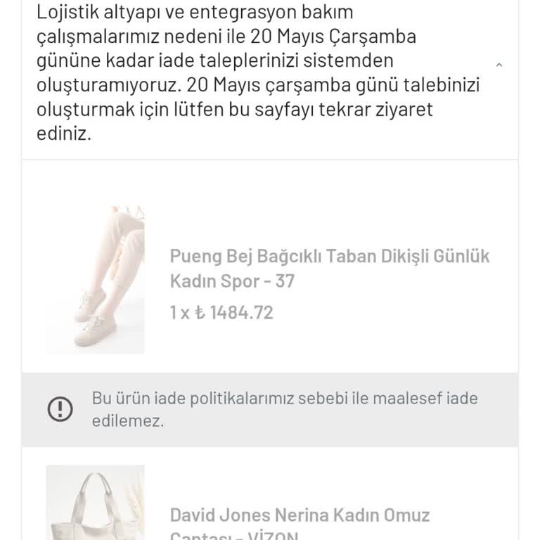 Getcho’da Yanlış Ürün Gönderimi Ve Geciken İade Süreci