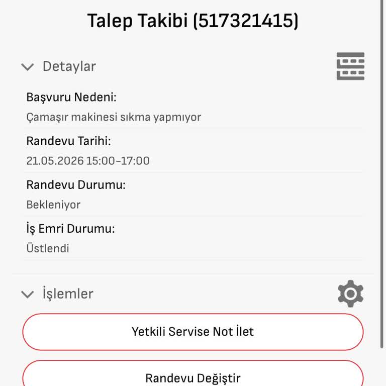 Arızalı Altus Çamaşır Makinesi Ve Servis Randevu İhlali