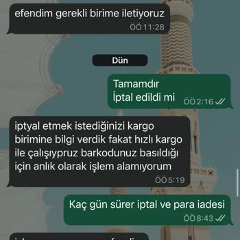 14 Günlük Cayma Hakkım Reddedildi, 5.994 TL İadem Kesintisiz Olmalı