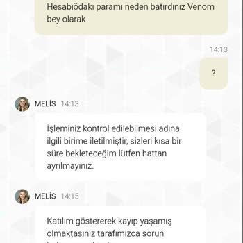 Hesabımda 115.000 TL Bakiyenin Açıklamasız Sıfırlandırılması Ve İade Talebi