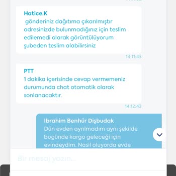 Evde Yok Söylendiği Halde Kargo Teslim Edilmedi Ve Şubeye Gönderildi