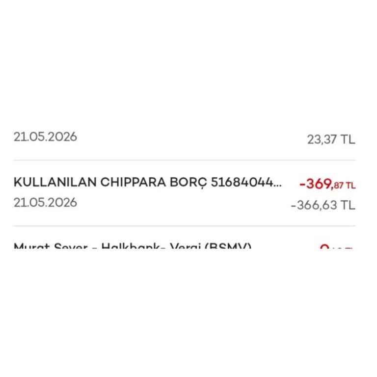 Akbank'tan Haksız Chip-Para Kesintisi Ve 390 TL İade Talebi