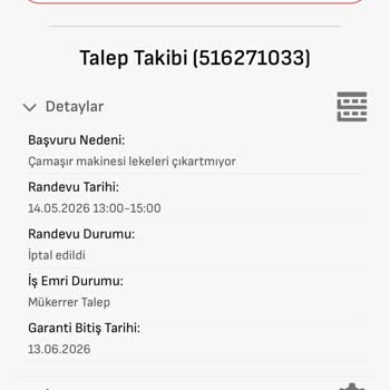 Arçelik Çamaşır Makinesi Temiz Yıkamıyor, Garanti Sürecinde Çözüm Bulamıyor