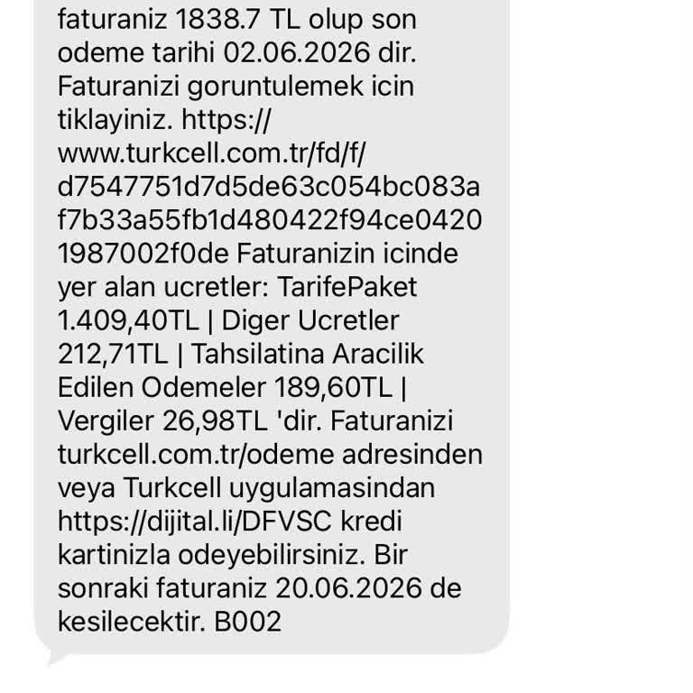 Kayıtlı Olmayan Hat İçin Gelen Borç Uyarıları Ve Güvenlik Endişeleri