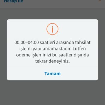 Halkbank Mobil Uygulamasında Esenler Belediyesi Vergi Ödemesinde Yanlış Saat Mesajı