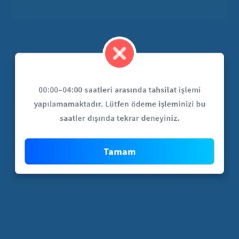 Halkbank Mobil Uygulamasında Esenler Belediyesi Vergi Ödemesinde Yanlış Saat Mesajı