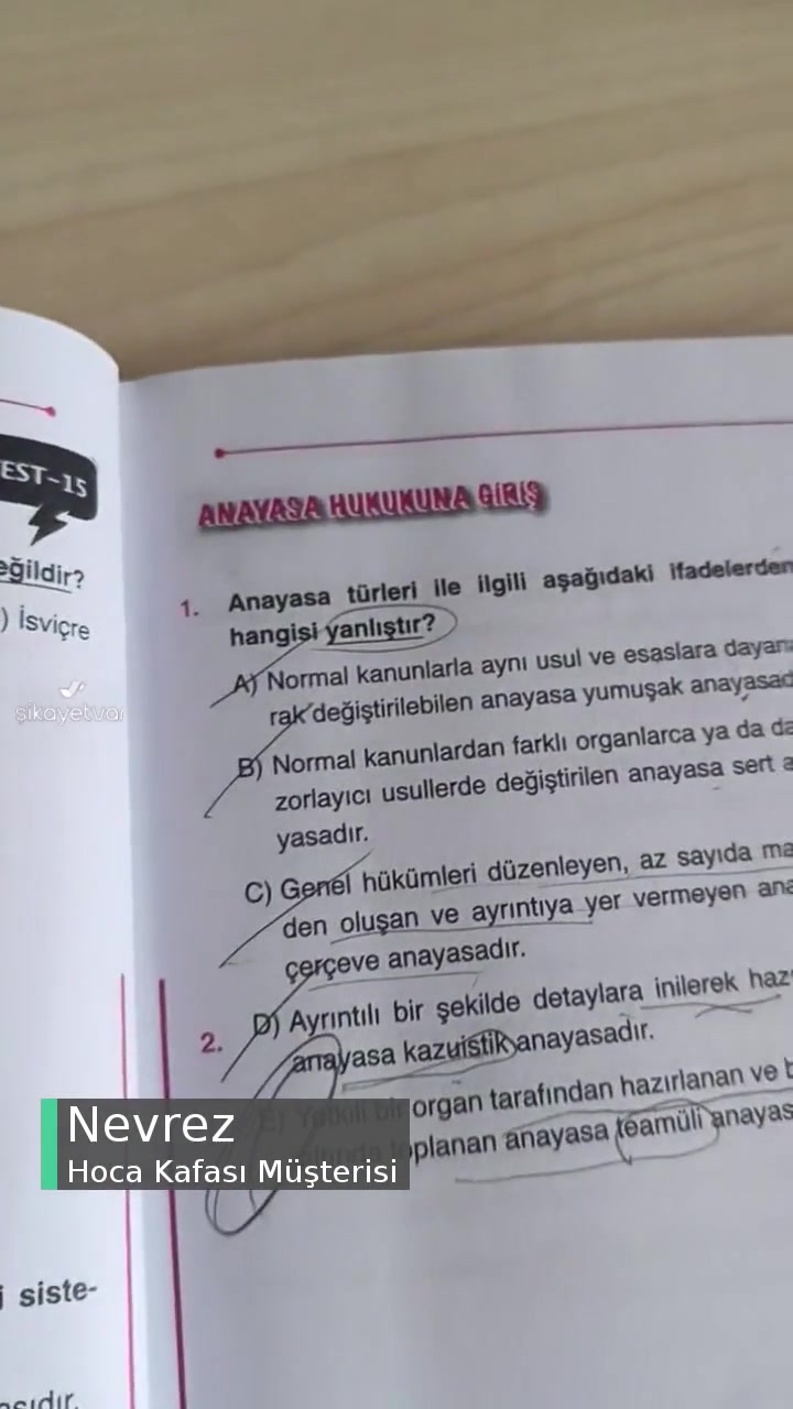 Hoca Kafası Vatandaşlık Test Kitabı Hüsranı! videonun kapak resmi