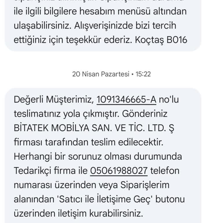 Koçtaş’ta Balkon Takımı Teslimatı Gecikiyor