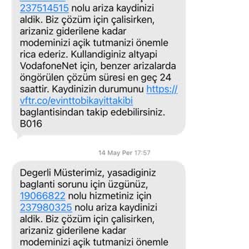 Vodafone Net Evde İnternet Hizmetinde Sürekli Kesinti Ve Cevapsız Müşteri Desteği