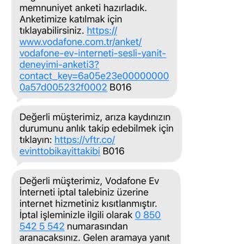 Vodafone Net Evde İnternet Hizmetinde Sürekli Kesinti Ve Cevapsız Müşteri Desteği