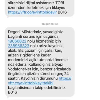 Vodafone Net Evde İnternet Hizmetinde Sürekli Kesinti Ve Cevapsız Müşteri Desteği