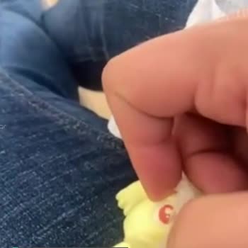 Ebebek En Ufak Hamlede Boyası Atan Oyuncak