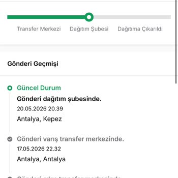 Antalya Varsak Aras Kargoda Teslim Gecikmesi Ve Müşteri Hizmetleri Yanıtsızlığı