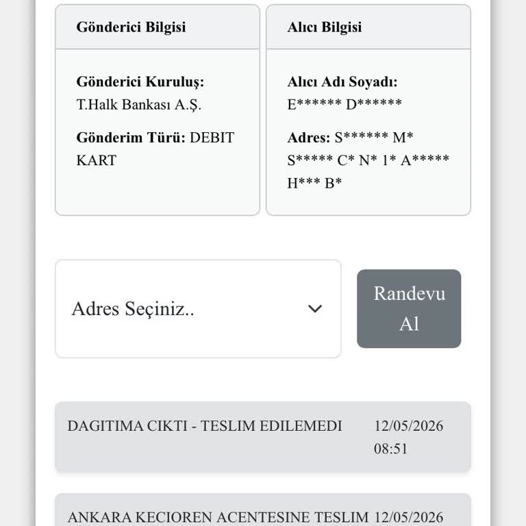 Kuryenet’te Kart Teslimatı Gecikmesi Ve İletişim Eksikliği