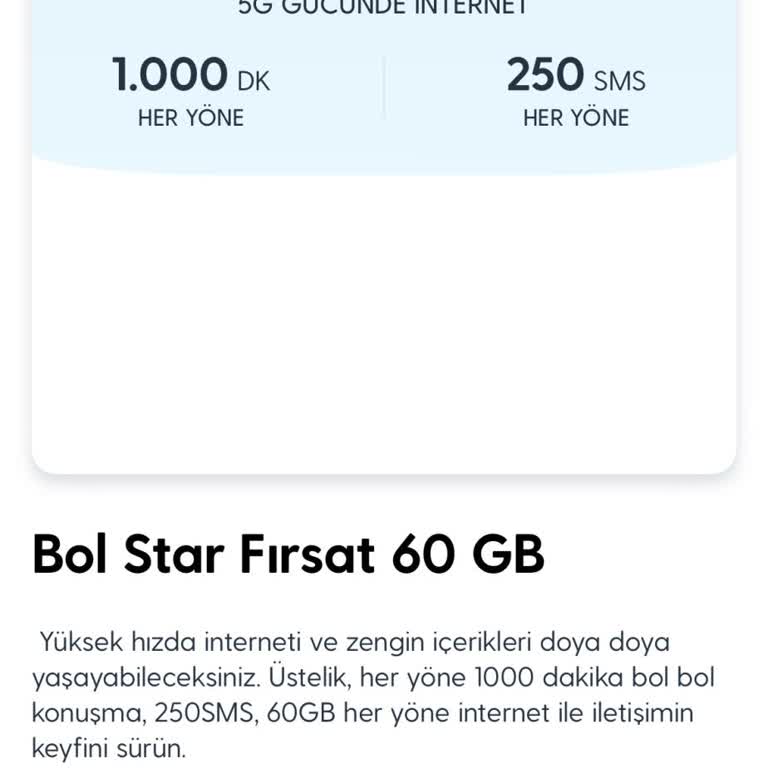 Turkcell'den Bol Star 60 GB Paketi İçin Aşırı Fiyatlandırma Şikayeti