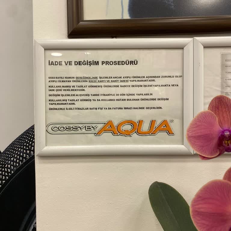 CossyBy Aqua Butik Mağaza Çalışanlarının Kaba Tavırları Ve İade Reddi
