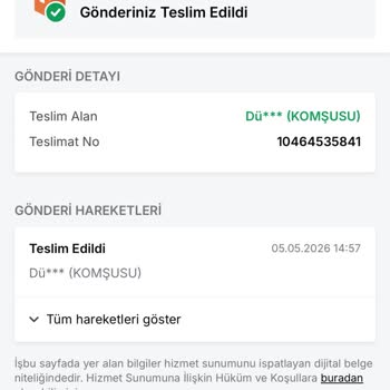 Trendyol Express'in Evden Alımda Gelmemesi Ve İade Kodunun İptali