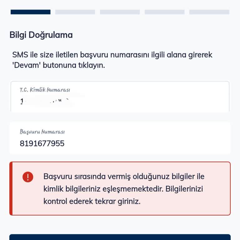 E-SIM Aktifleştirme Kimlik Eşleşme Sorunu