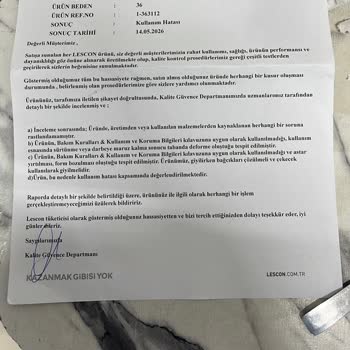 Ayıplı Koşu Ayakkabısının Yara Açması Ve Orijinal Kutunun İhmal Edilmesi